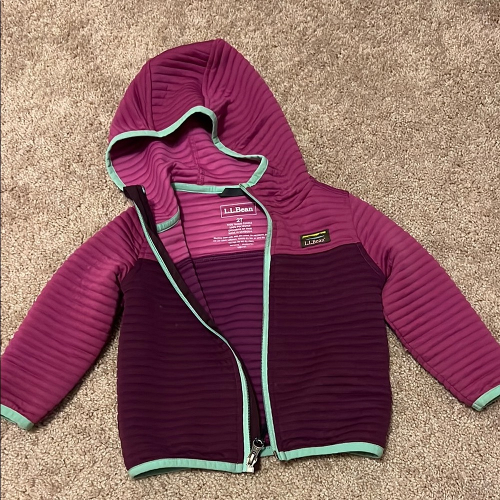 L.L. Bean Airlight Full Zip Hooded Jacket